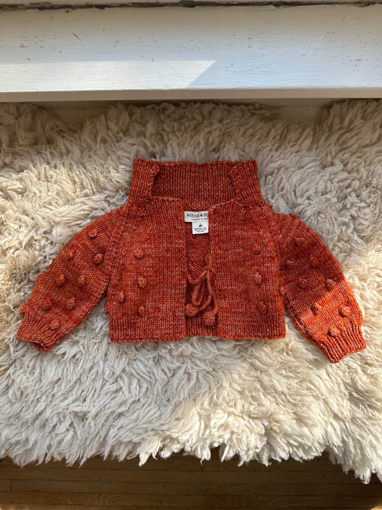 misha & puff bolero cardigan, 0-3 months