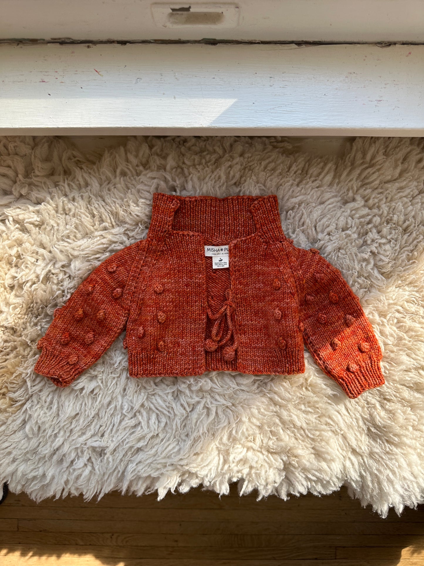 misha & puff bolero cardigan, 0-3 months