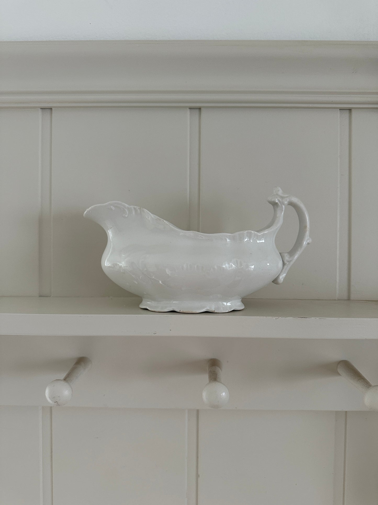 vintage porcelain gravy boat