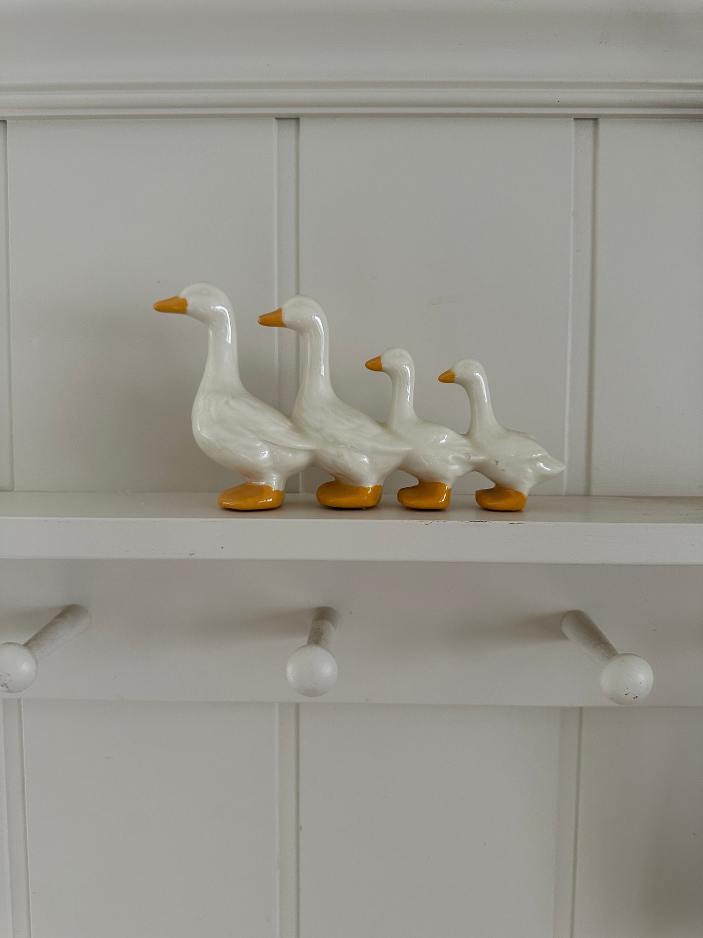 vintage ceramic ducks