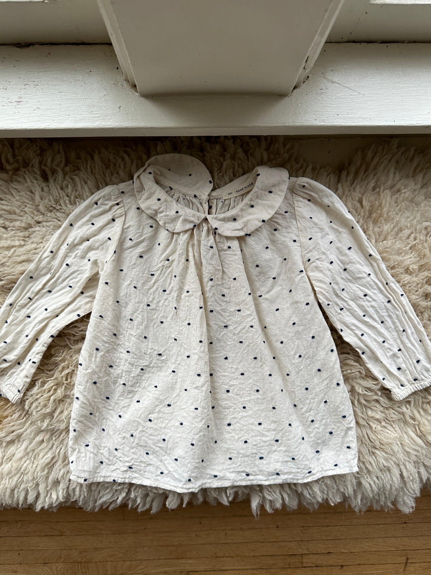 soor ploom sparrow blouse, 2-3 years