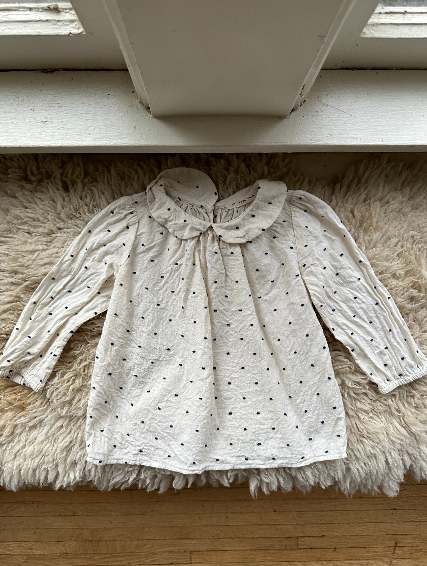 soor ploom sparrow blouse, 2-3 years