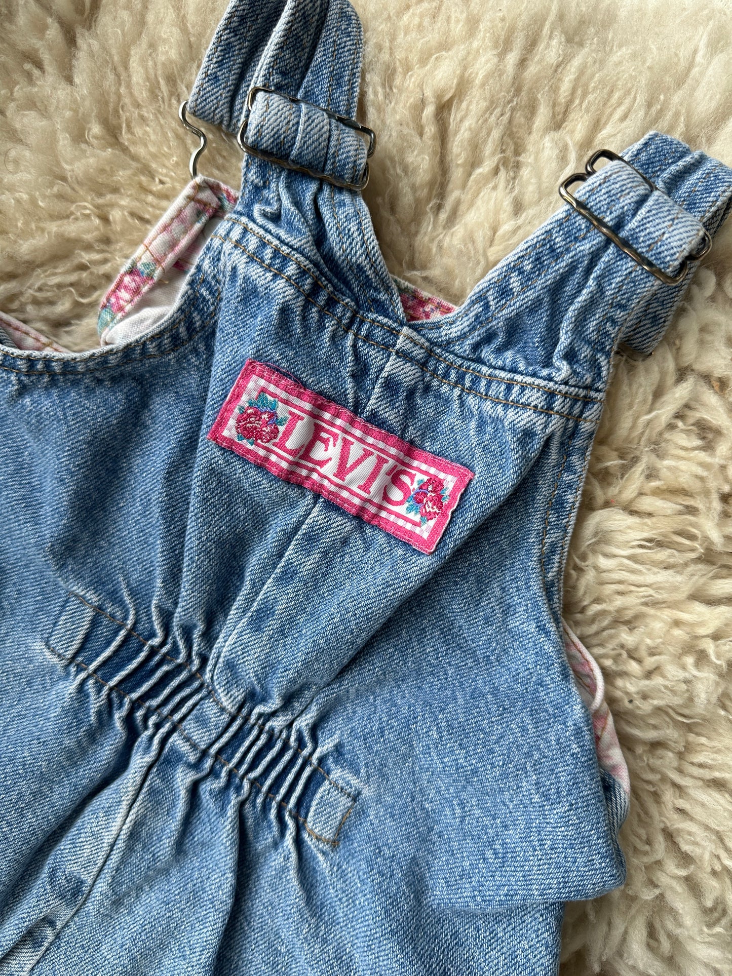 vintage levi's overalls, 3T