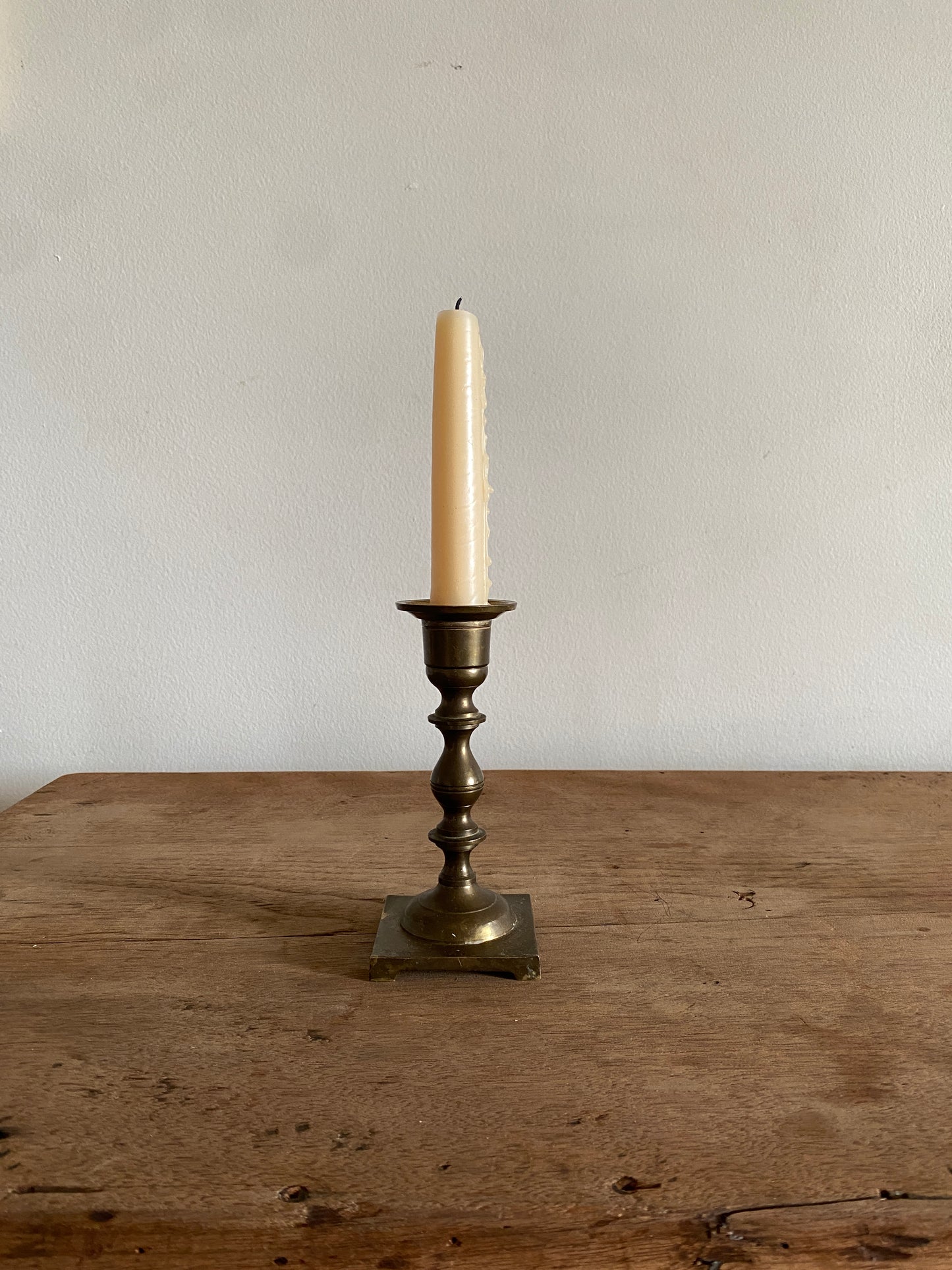 vintage brass candlestick holder