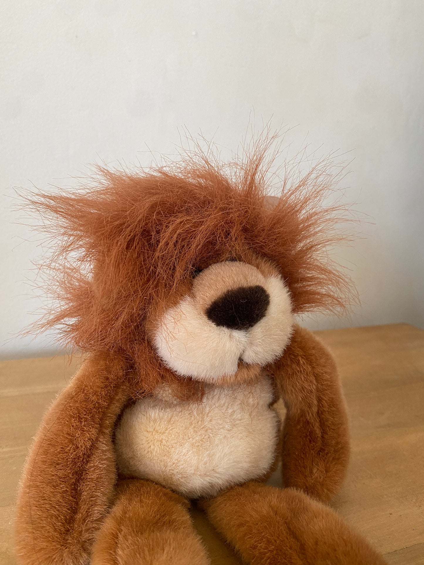 vintage stuffed lion