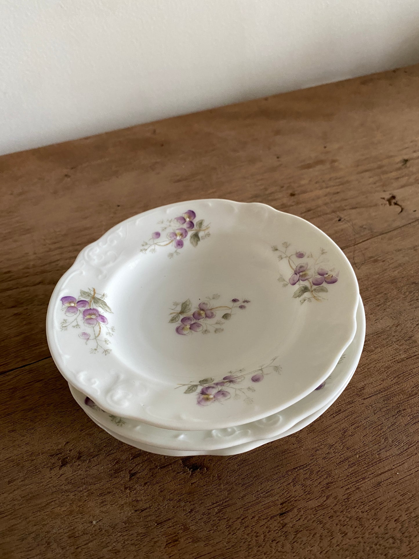 vintage floral butter pats