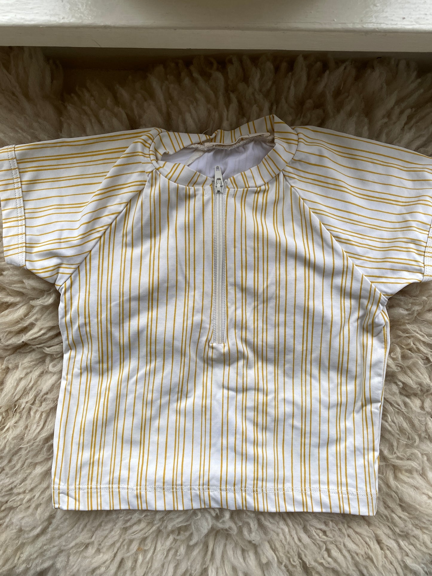fin & vince swim shirt, 6-12 months