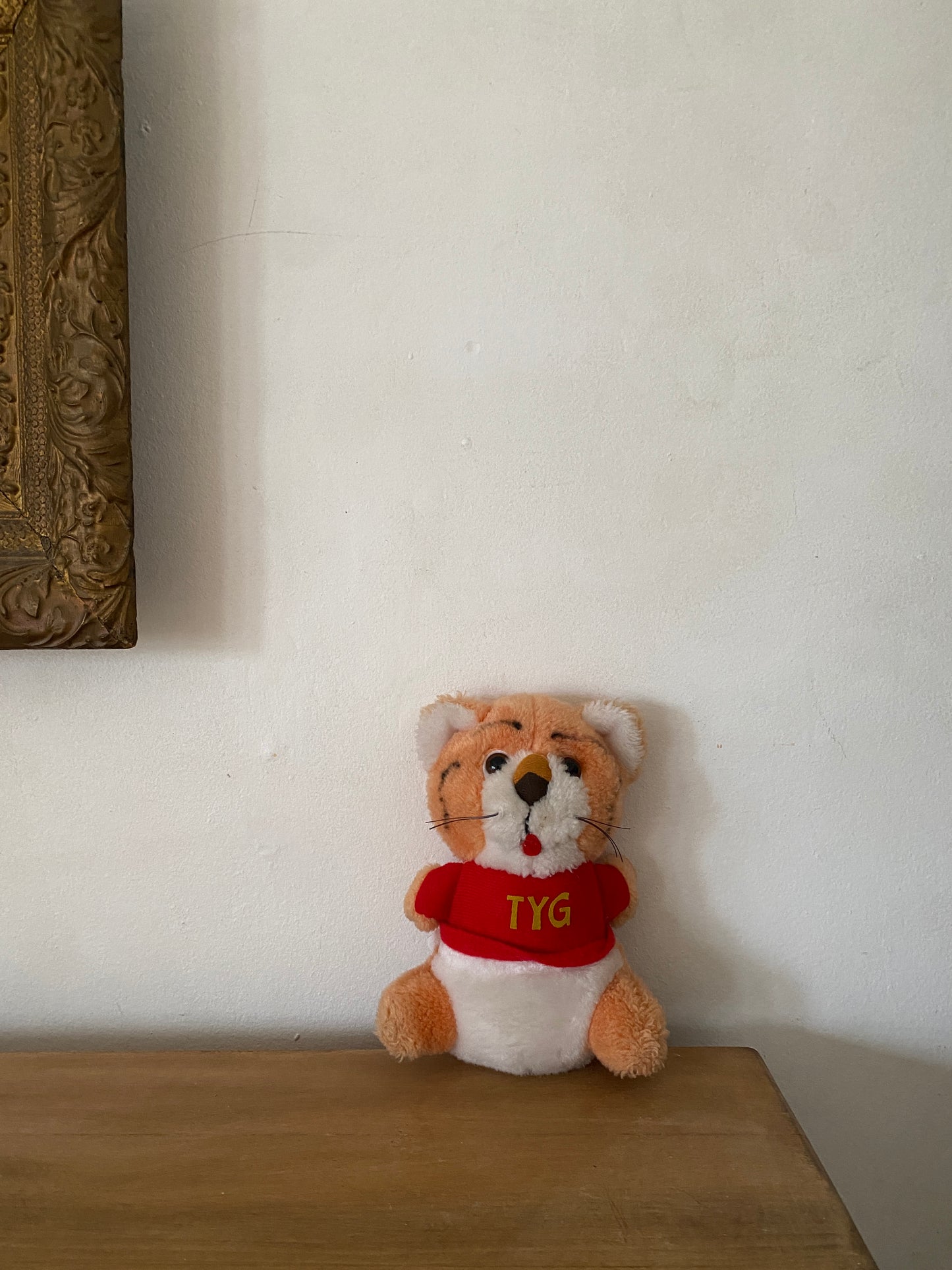 vintage stuffed tiger
