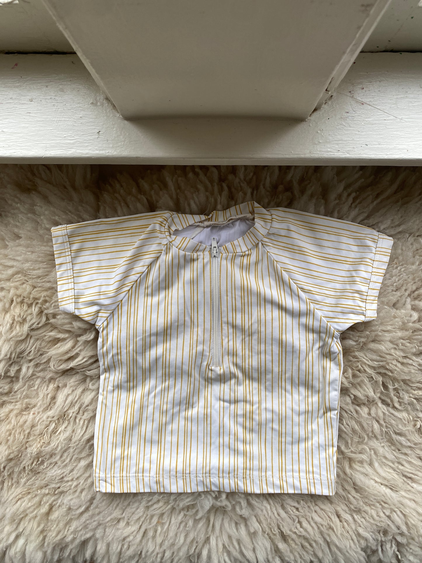 fin & vince swim shirt, 6-12 months