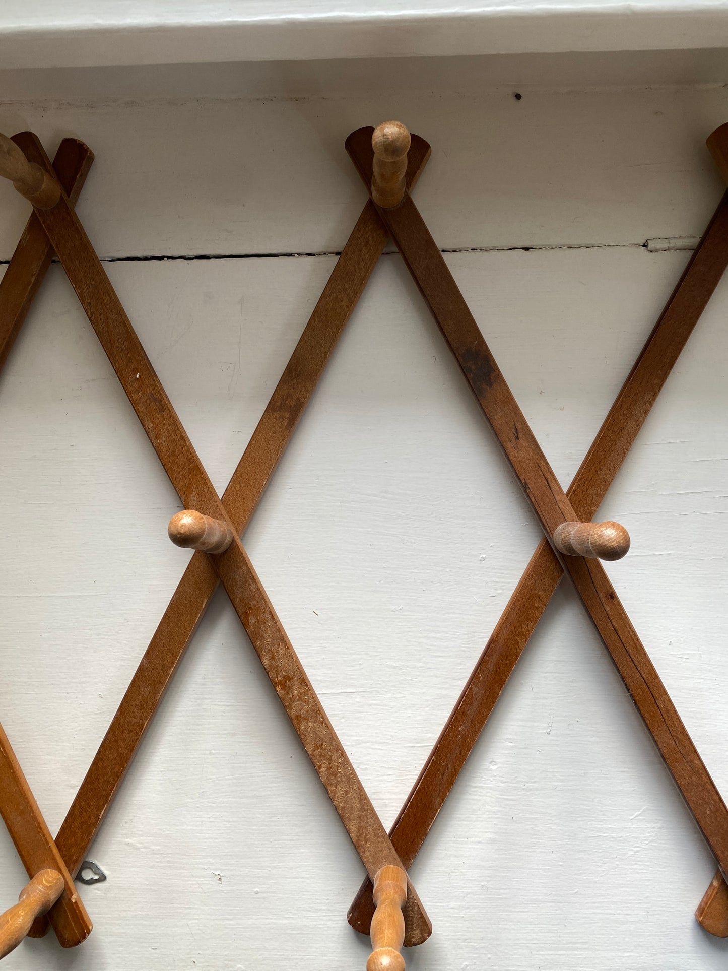 vintage accordion peg rack