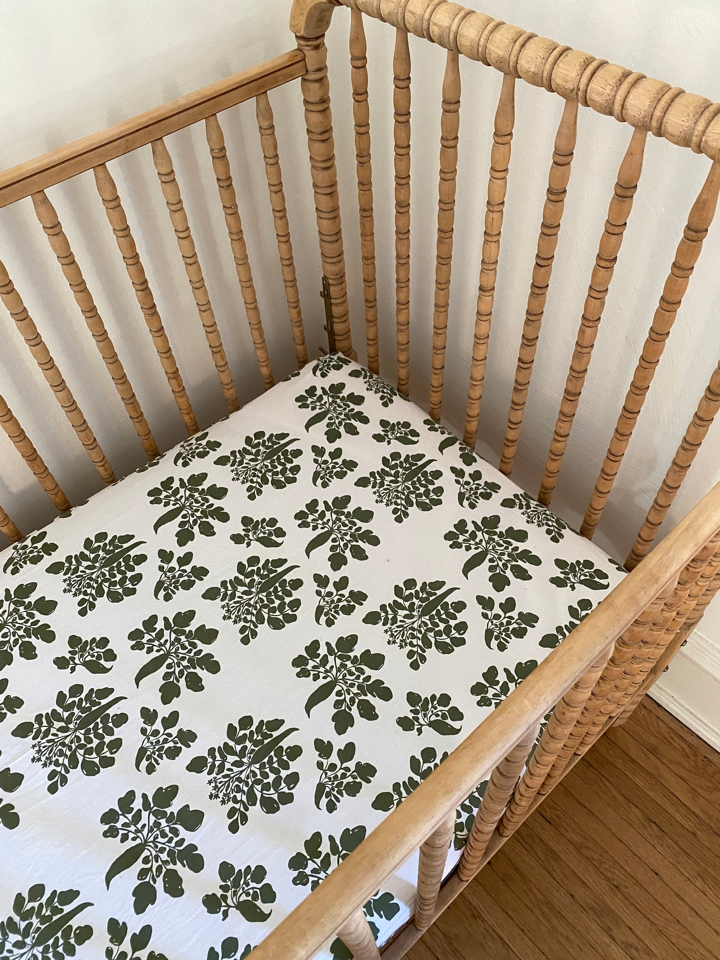 botanical crib sheet