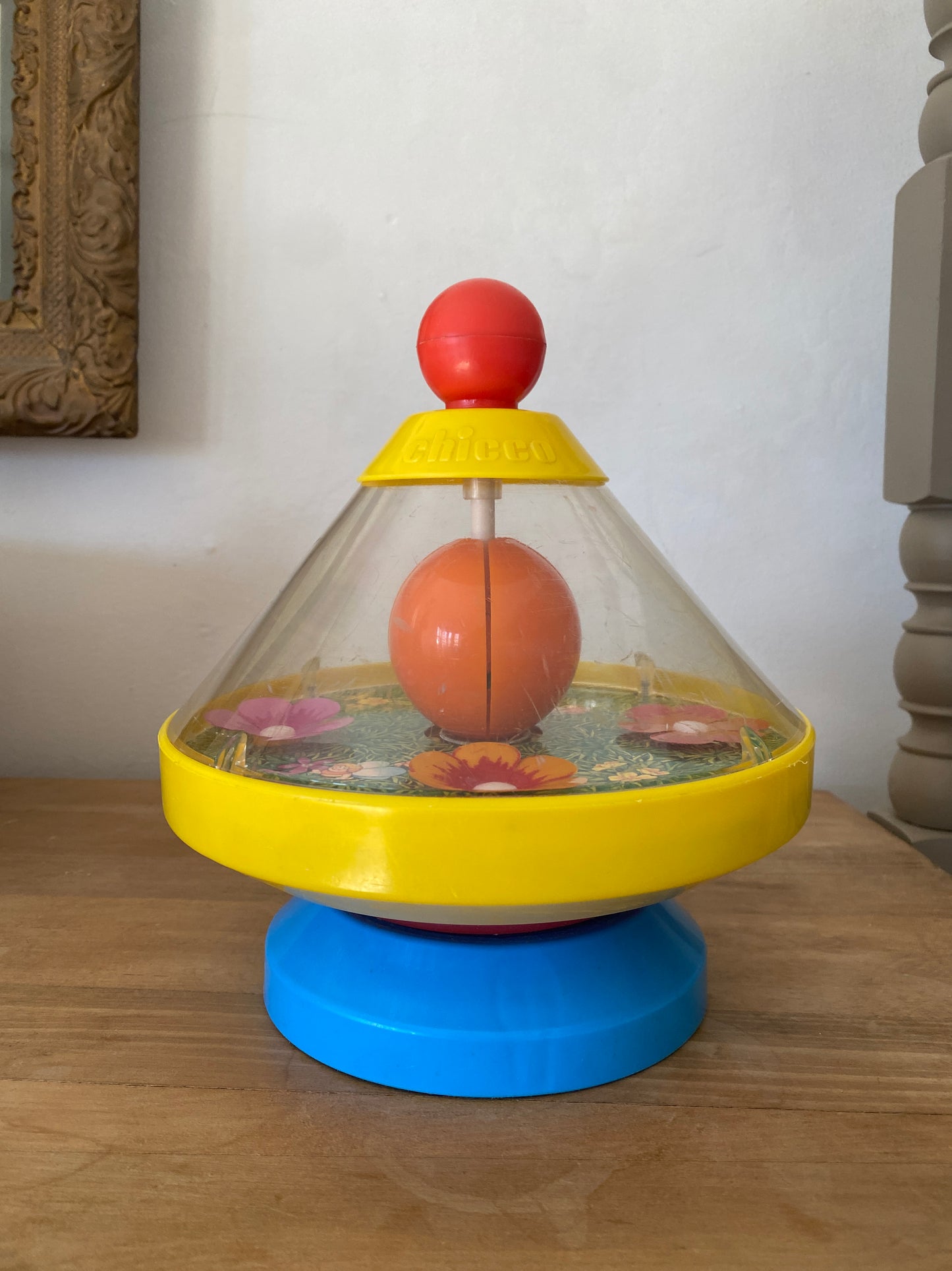 vintage spinning top toy