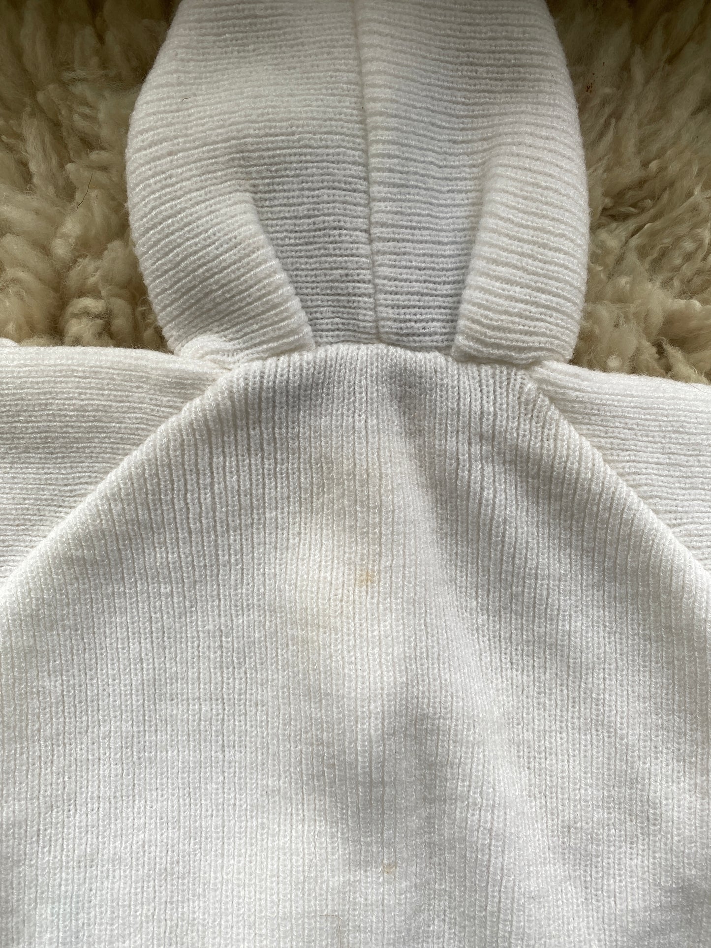 vintage knit baby cardigan