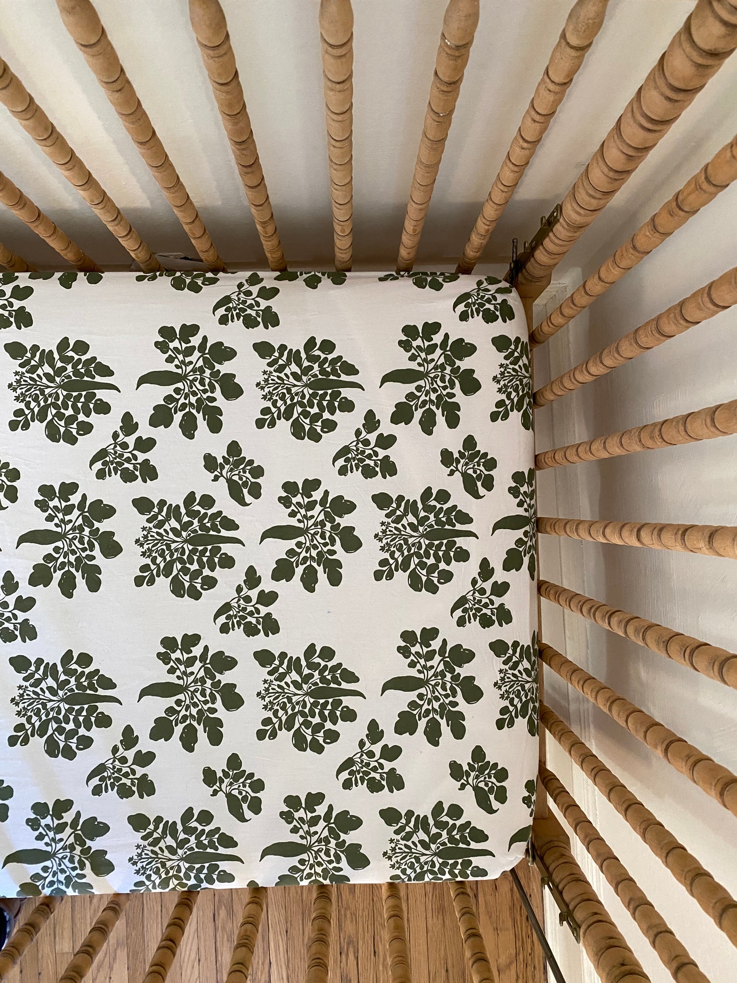 botanical crib sheet