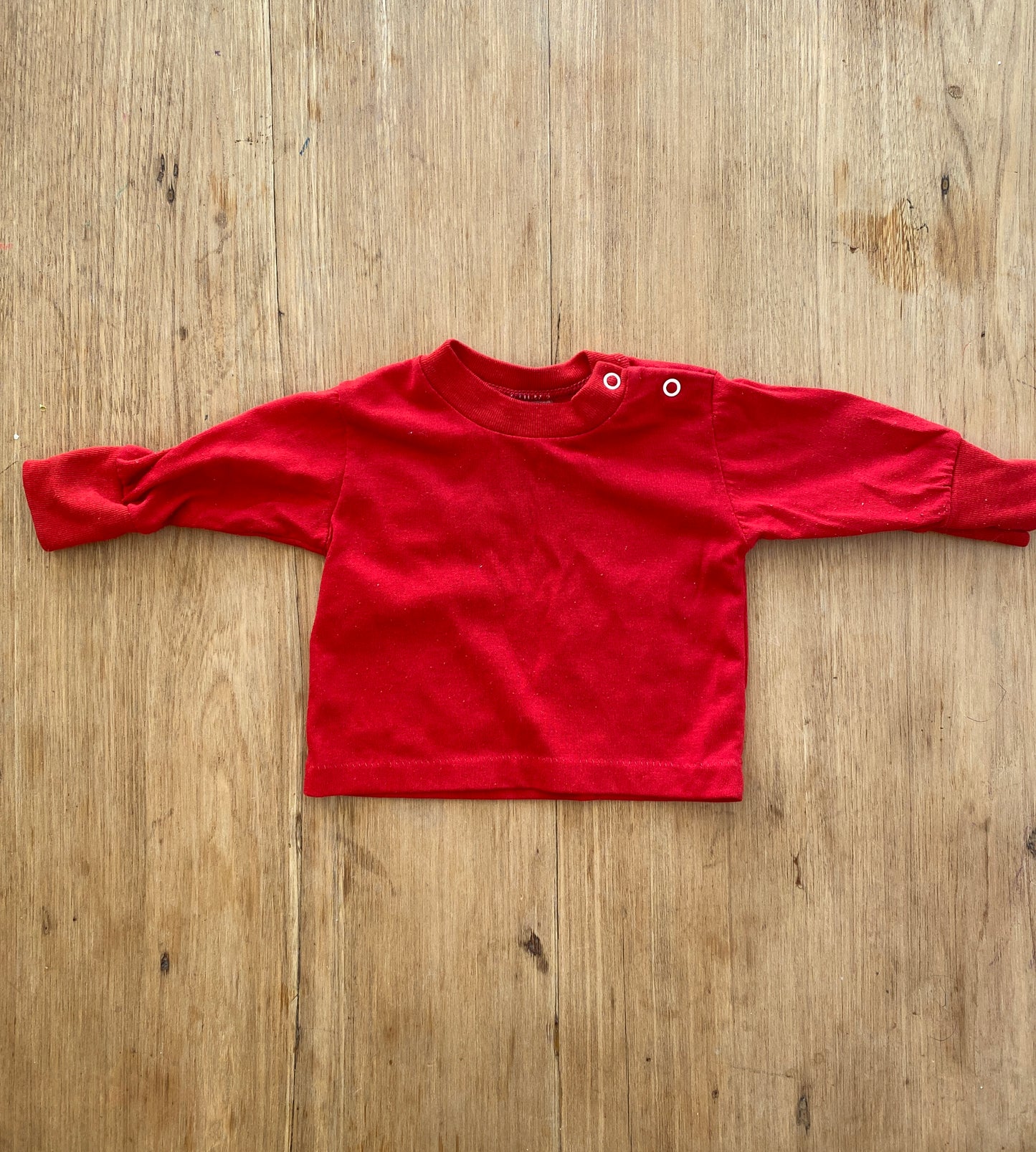 vintage snap baby shirt, 6 months