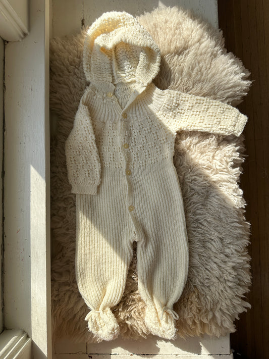 vintage infant pram suit
