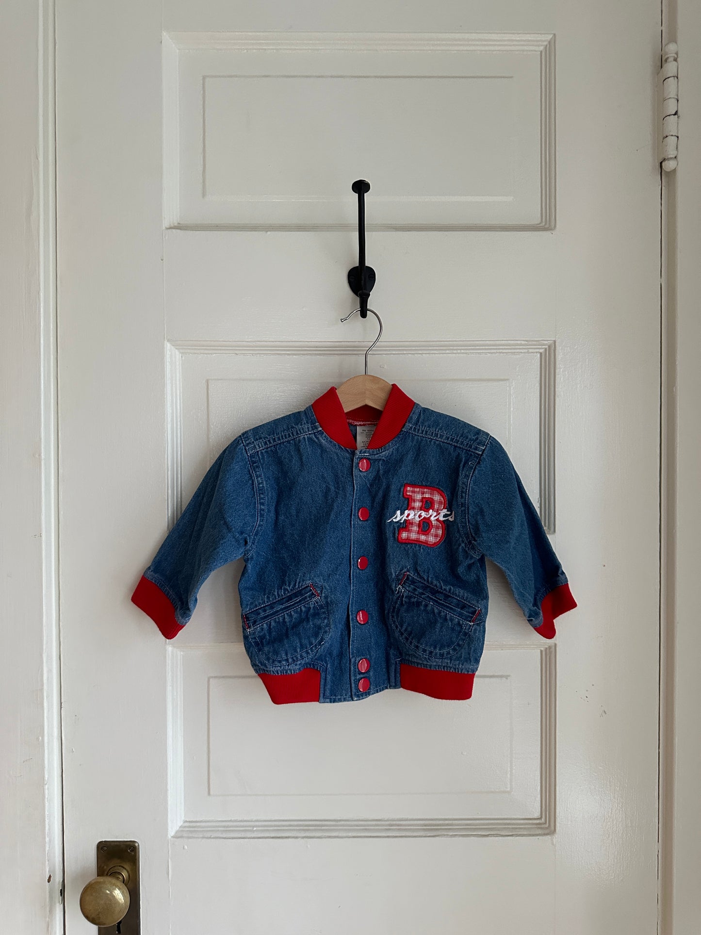 vintage denim jacket, 12 months