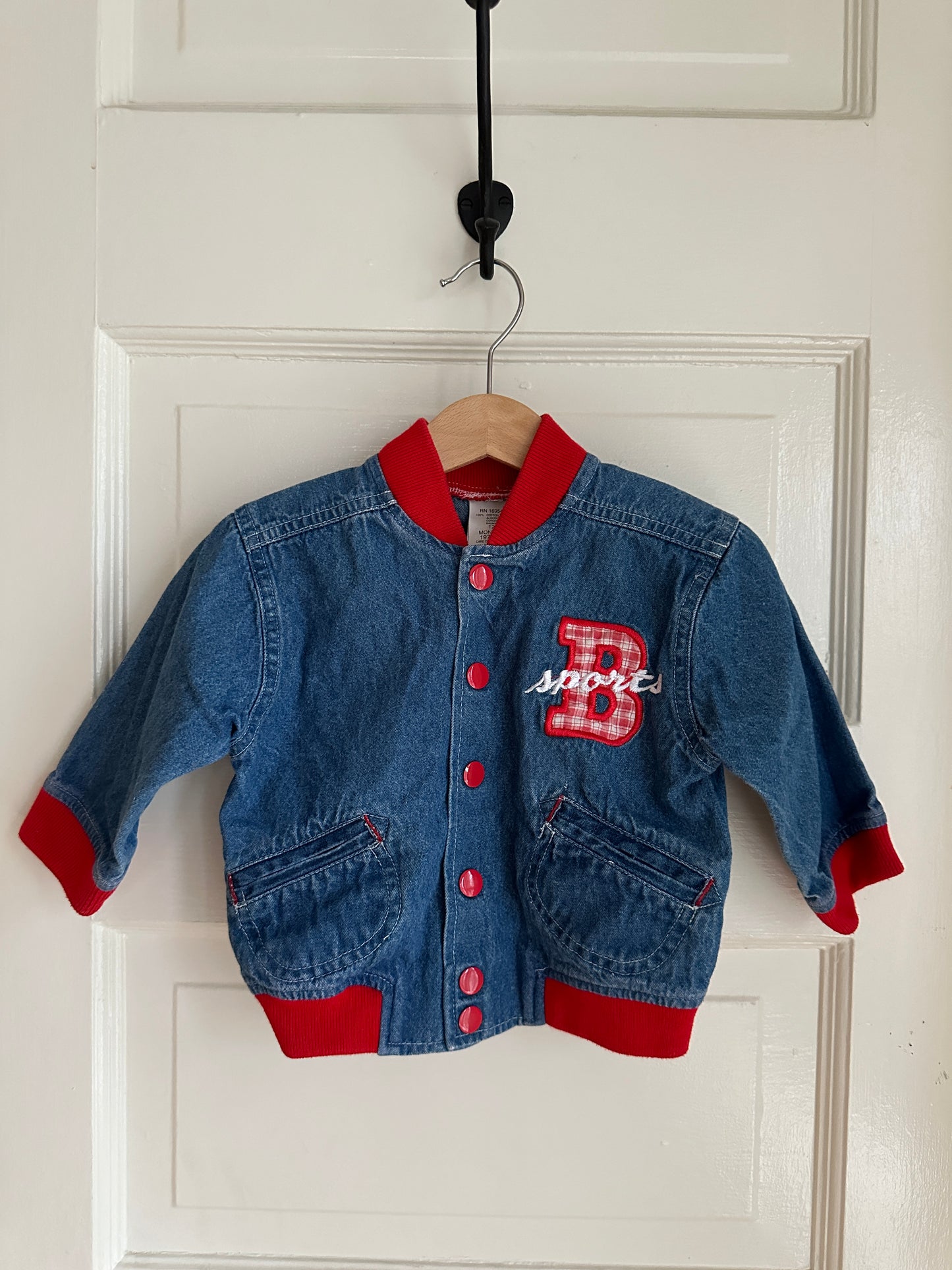 vintage denim jacket, 12 months