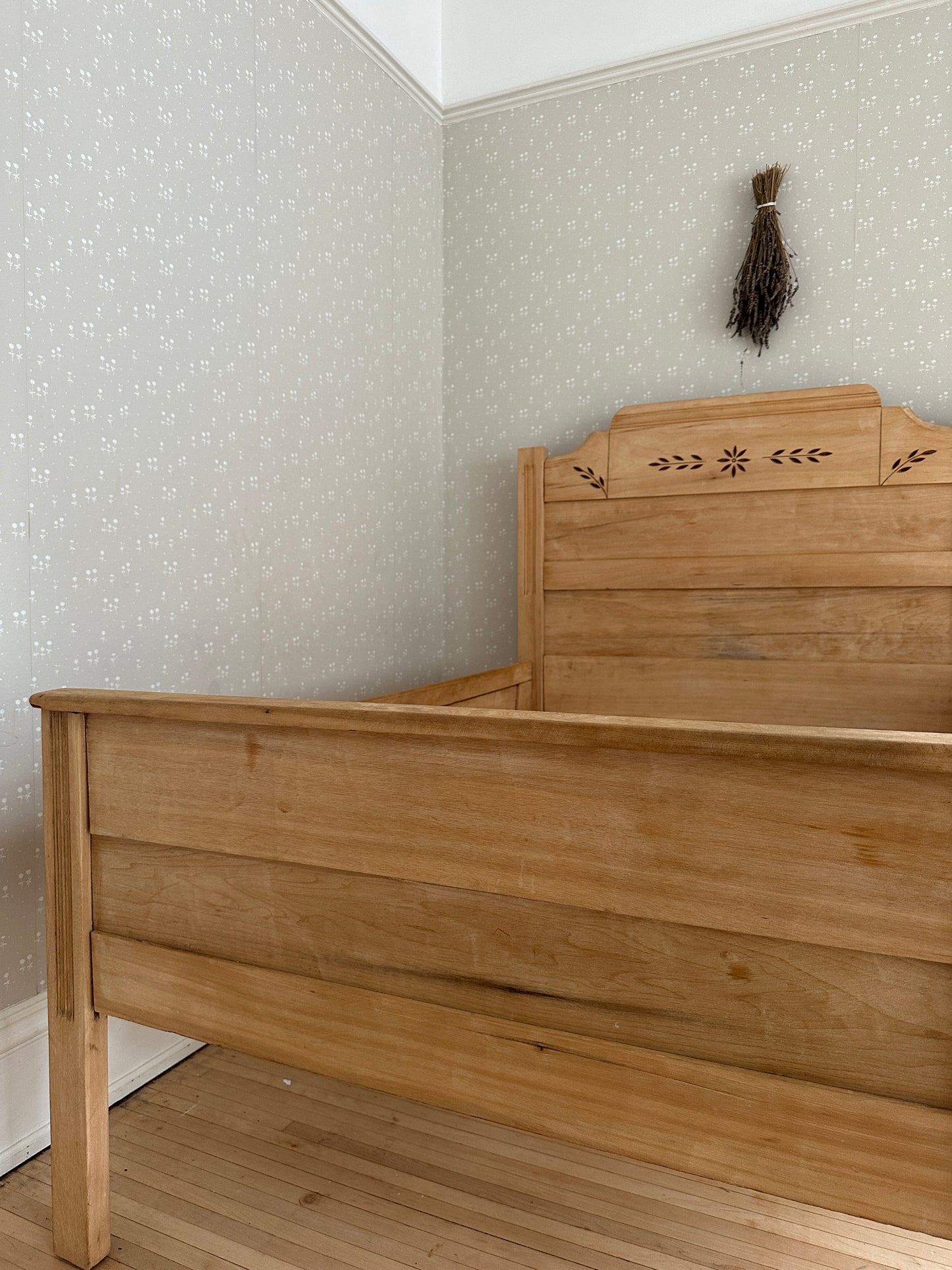 vintage oak box bed