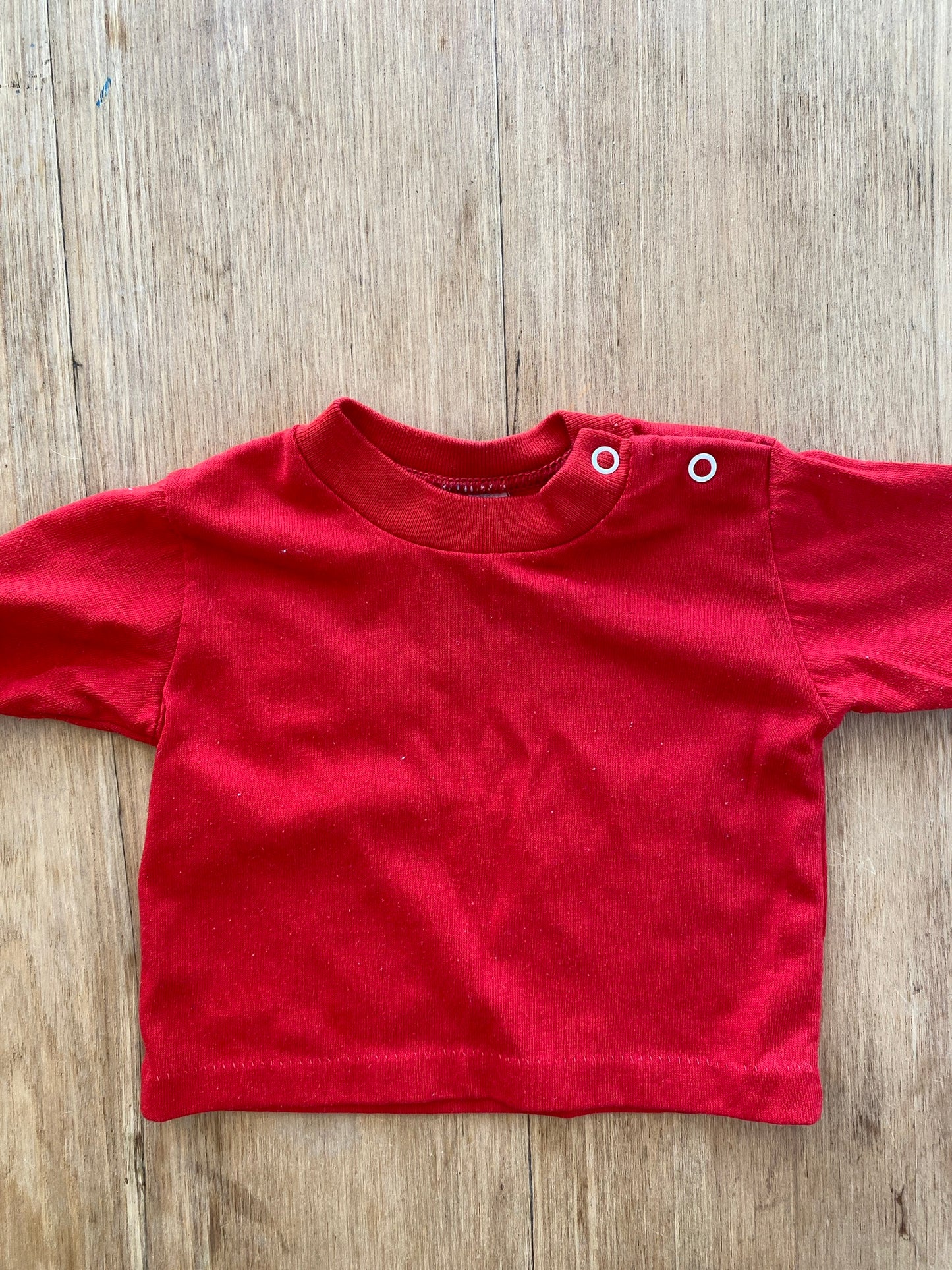 vintage snap baby shirt, 6 months