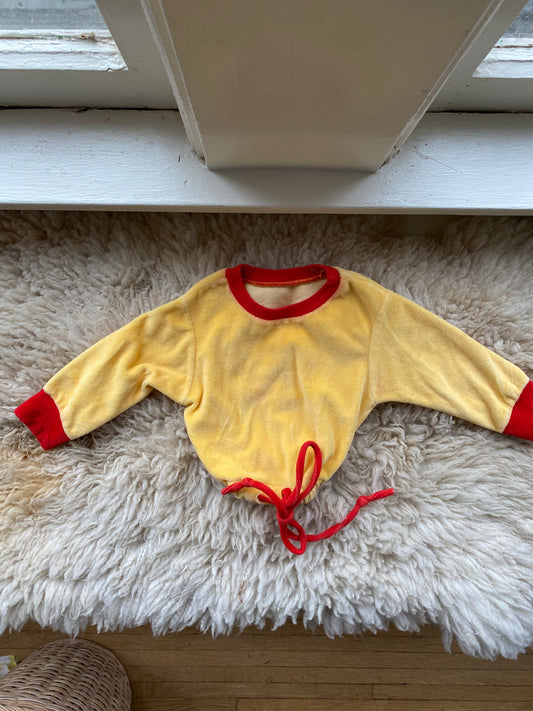 vintage handmade baby shirt