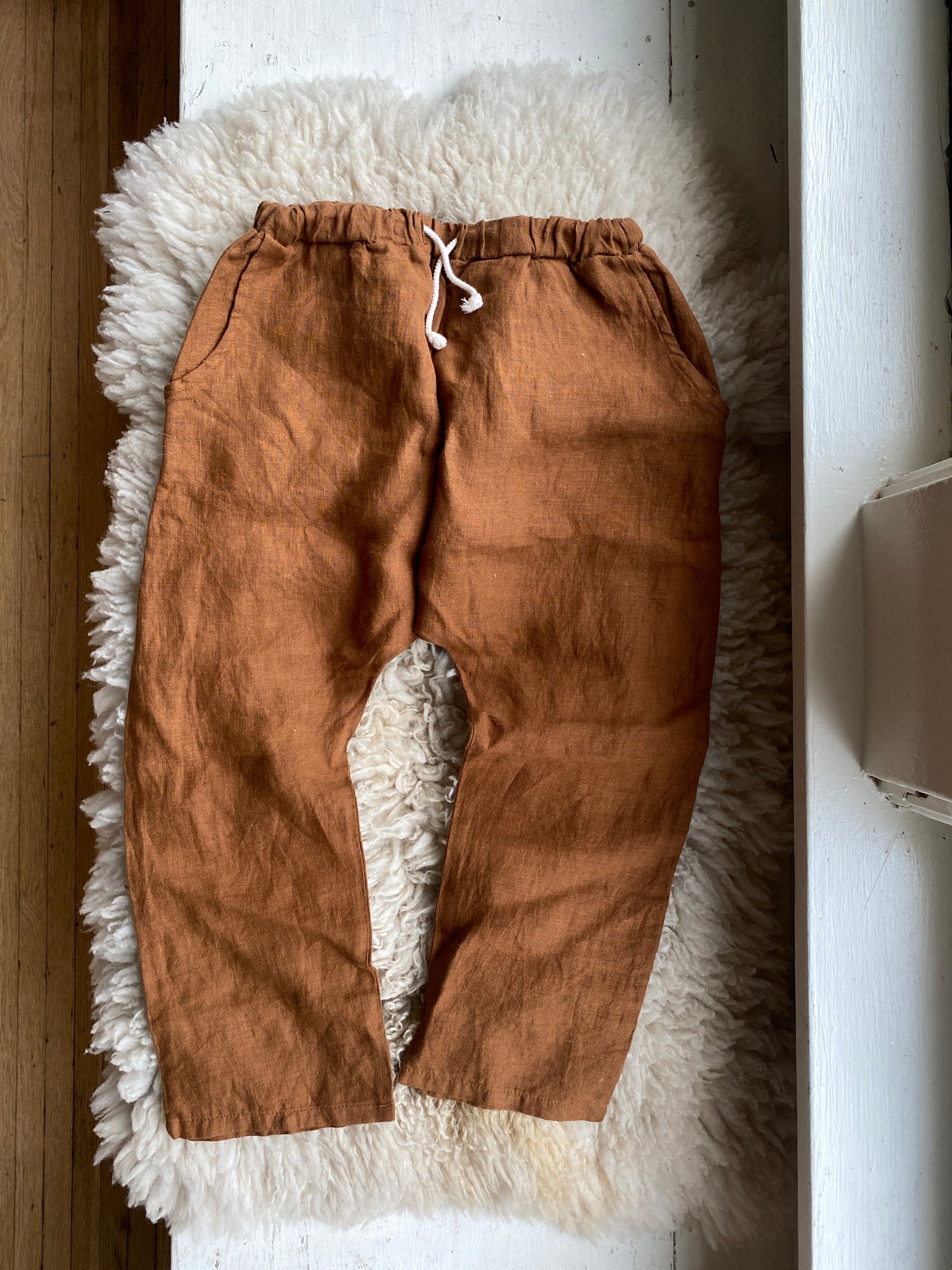 the simple folk linen trousers, 4-5 years
