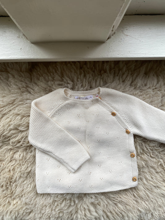 zara knit sweater, 6-9 months