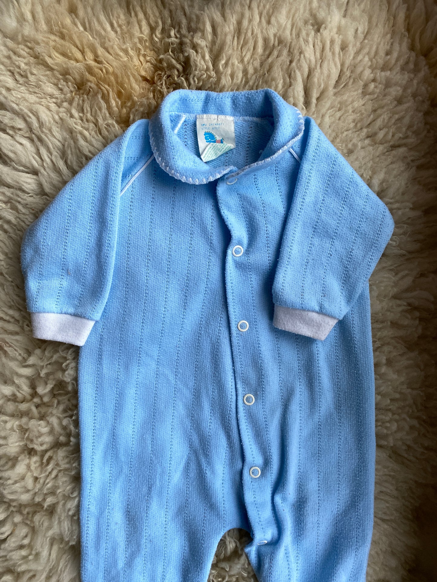 vintage baby sleeper, size medium