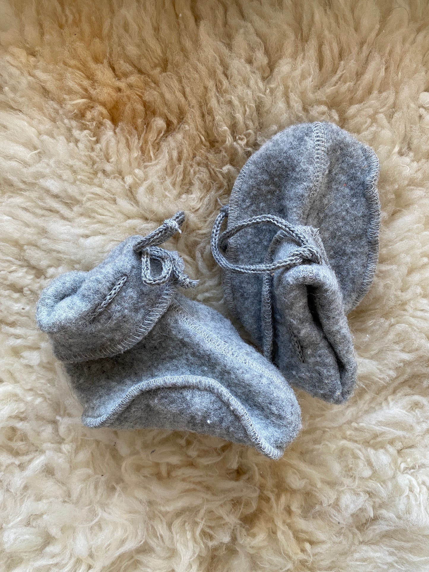 engel wool booties
