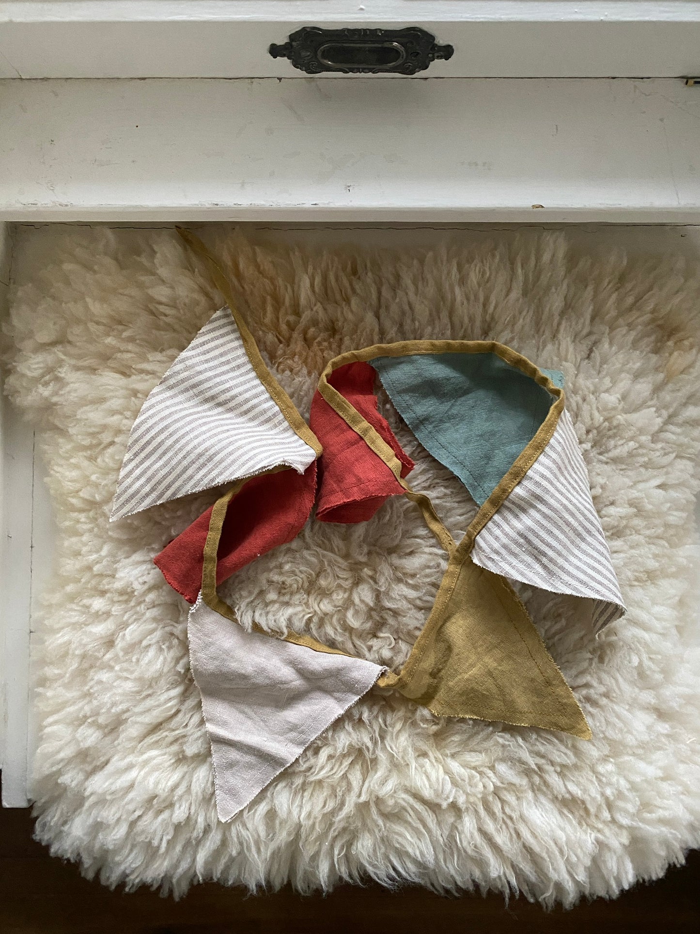 linen bunting banner