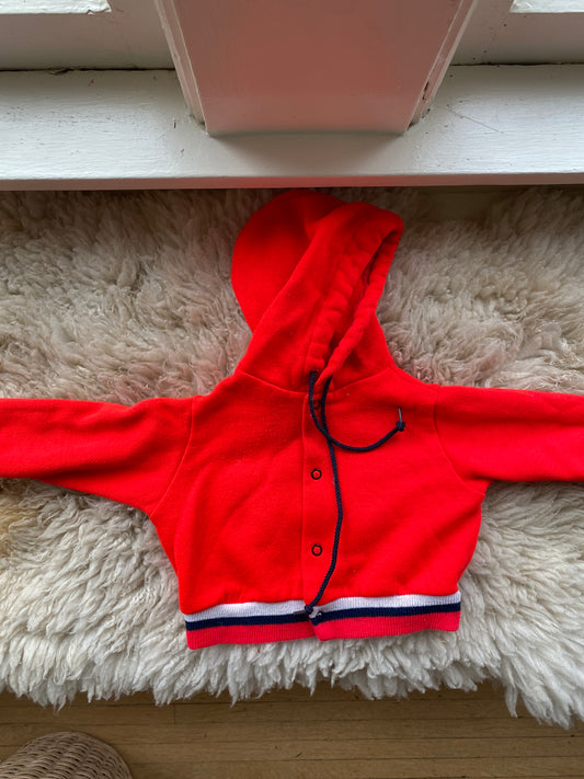 vintage handmade cotton jacket, 6-12 months