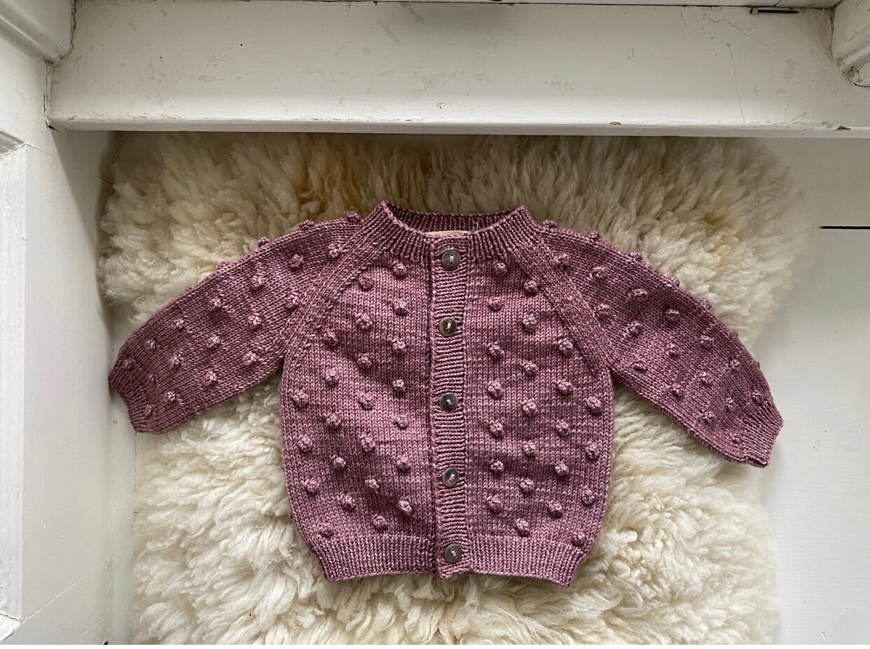 misha & puff popcorn cardigan, 6-12 months