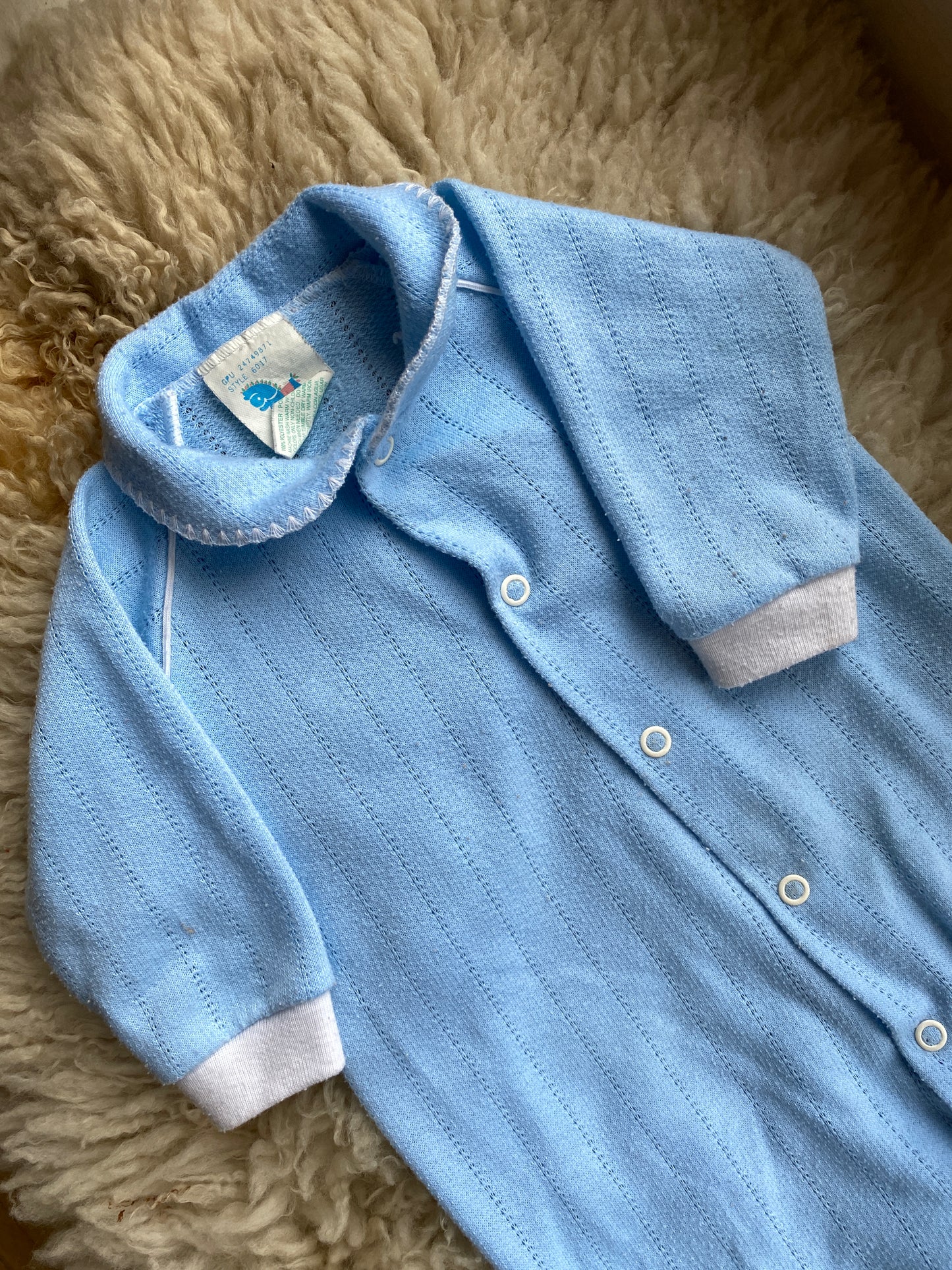 vintage baby sleeper, size medium